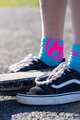 HAVEN Cyclingclassic socks - LITE SILVER NEO 2PAK - blue/pink