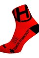 HAVEN Cyclingclassic socks - LITE SILVER NEO 2PAK - red/black