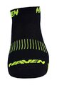 HAVEN Cycling ankle socks - SNAKE SILVER NEO 2PAK - black/yellow