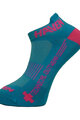 HAVEN Cycling ankle socks - SNAKE SILVER NEO 2PAK - blue/pink