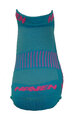 HAVEN Cycling ankle socks - SNAKE SILVER NEO 2PAK - blue/pink