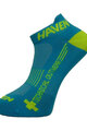 HAVEN Cycling ankle socks - SNAKE SILVER NEO 2PAK - blue/yellow