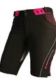 HAVEN Cycling shorts without bib - SINGLETRAIL WMS - black/pink