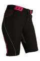 HAVEN Cycling shorts without bib - SINGLETRAIL WMS - black/pink