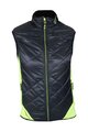 HAVEN Cycling gilet - THERMAL - black/yellow