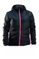 HAVEN Cycling thermal jacket - THERMAL - black/pink