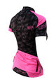 HAVEN Cycling short sleeve jersey - SINGLETRAIL WOMEN - black/pink