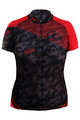 HAVEN Cycling short sleeve jersey - SINGLETRAIL WOMEN - black/red