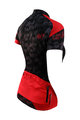 HAVEN Cycling short sleeve jersey - SINGLETRAIL WOMEN - black/red