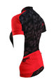 HAVEN Cycling short sleeve jersey - SINGLETRAIL WOMEN - black/red