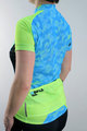 HAVEN Cycling short sleeve jersey - SINGLETRAIL WOMEN - blue/green