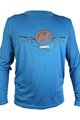 HAVEN Cycling summer long sleeve jersey - NAVAHO II LONG - blue/orange