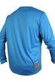HAVEN Cycling summer long sleeve jersey - NAVAHO II LONG - blue/orange