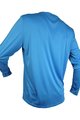 HAVEN Cycling summer long sleeve jersey - NAVAHO II LONG - blue/orange