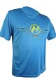 HAVEN Cycling short sleeve jersey - NAVAHO II SHORT - blue/green