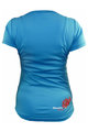 HAVEN Cycling short sleeve jersey - AMAZON II SHORT - blue/pink