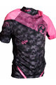 HAVEN Cycling short sleeve jersey - SINGLETRAIL KID - black/pink