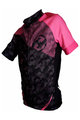 HAVEN Cycling short sleeve jersey - SINGLETRAIL KID - black/pink