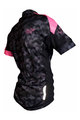 HAVEN Cycling short sleeve jersey - SINGLETRAIL KID - black/pink