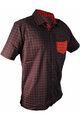 HAVEN shirt - AGNESS SLIMFIT - black/red