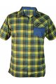 HAVEN shirt - AGNESS SLIMFIT - blue/yellow