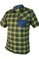 HAVEN shirt - AGNESS SLIMFIT - blue/yellow