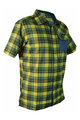 HAVEN shirt - AGNESS SLIMFIT - blue/yellow