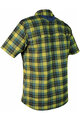 HAVEN shirt - AGNESS SLIMFIT - blue/yellow