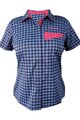 HAVEN shirt - AGNESS SLIMFIT - blue/pink