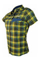 HAVEN shirt - AGNESS SLIMFIT - blue/yellow