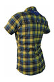 HAVEN shirt - AGNESS SLIMFIT - blue/yellow