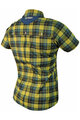 HAVEN shirt - AGNESS SLIMFIT - blue/yellow