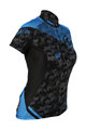 HAVEN Cycling short sleeve jersey - SINGLETRAIL WOMEN - black/blue