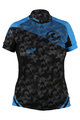 HAVEN Cycling short sleeve jersey - SINGLETRAIL - black/blue