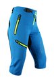 HAVEN Cycling shorts without bib - 3/4 ENERGY THREEQ - blue/yellow