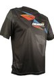 HAVEN Cycling short sleeve jersey - ENERGIZER CRAZY SHORT - black/red/blue
