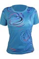 HAVEN Cycling short sleeve jersey - ENERGY CRAZY SHORT - blue