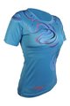 HAVEN Cycling short sleeve jersey - ENERGY CRAZY SHORT - blue