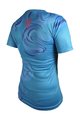 HAVEN Cycling short sleeve jersey - ENERGY CRAZY SHORT - blue