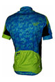 HAVEN Cycling short sleeve jersey - SINGLETRAIL KID - blue/green