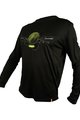 HAVEN Cycling summer long sleeve jersey - NAVAHO II LONG - black/green