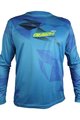 HAVEN Cycling summer long sleeve jersey - ENERGIZER CRAZY LONG - blue