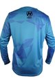 HAVEN Cycling summer long sleeve jersey - ENERGIZER CRAZY LONG - blue