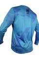 HAVEN Cycling summer long sleeve jersey - ENERGIZER CRAZY LONG - blue