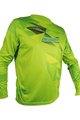 HAVEN Cycling summer long sleeve jersey - ENERGIZER CRAZY LONG - green
