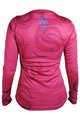 HAVEN Cycling summer long sleeve jersey - ENERGY CRAZY LONG - pink