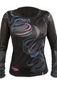 HAVEN Cycling summer long sleeve jersey - ENERGY CRAZY LONG - black