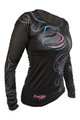 HAVEN Cycling summer long sleeve jersey - ENERGY CRAZY LONG - black