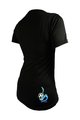 HAVEN Cycling short sleeve jersey - ENERGY SHORT - black/blue