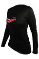 HAVEN Cycling summer long sleeve jersey - ENERGY LONG - black/pink